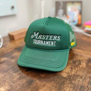 Green Masters Tournament Rope Trucker Hat - NWT